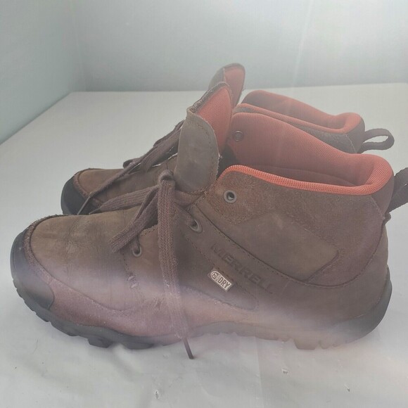 Merrell Mens Waterproof Boots Telluride Mid J23513  Brown Sz 8 UK 7.5 EU 41.5 - Picture 3 of 15